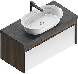 Тумба-умывальник подвесная Kerama Marazzi Modula 100 арабика MO.100.1+1\AR+ Тумба-умывальник подвесная Kerama Marazzi Modula 100 арабика MO.100.1+1\AR+, 1