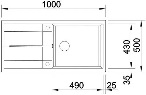 Мойка кухонная Blanco Metra XL 6 S 100 жасмин 515281