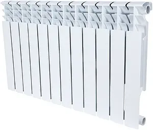 Радиатор биметаллический 12 секций Rommer Plus Bm 500 RBM-3210-050012, 1