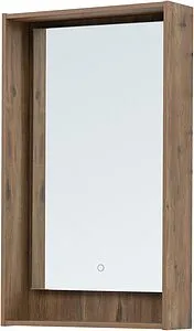 Зеркало с подсветкой Aquanet Милан 50 дуб рустикальный 00336397, 2