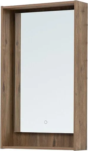 Зеркало с подсветкой Aquanet Милан 50 дуб рустикальный 00336397