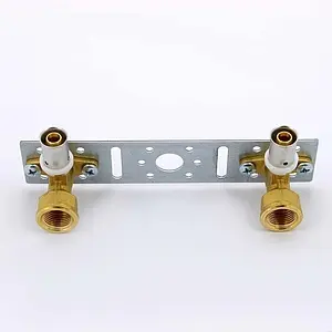 Монтажная планка с водорозетками пресс 16мм x ½"в Uni-fitt 712G6200 Монтажная планка с водорозетками пресс 16мм x ½"в Uni-fitt 712G6200, 5