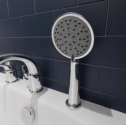 Смеситель на борт ванны на 3 отверстия IDDIS Oldie хром OLDSB30i07