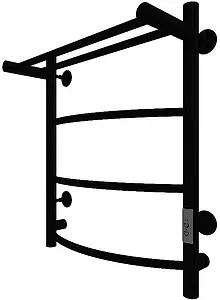Полотенцесушитель электрический лесенка Тругор Пэк сп 5 П 60х50 черный матовый ВГП Полотенцесушитель электрический лесенка Тругор Пэк сп 5 П 60х50 черный матовый ВГП, 1