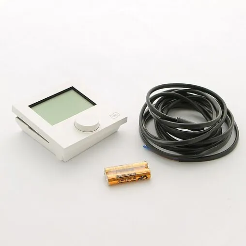 Беспроводной комнатный терморегулятор Uni-fitt белый 347M2000