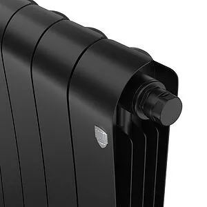 Радиатор биметаллический 12 секций нижнее правое подключение Royal Thermo Infinity 500 VR80 Noir Sable RTINNSVR8050012 Радиатор биметаллический 12 секций нижнее правое подключение Royal Thermo Infinity 500 VR80 Noir Sable RTINNSVR8050012, 2