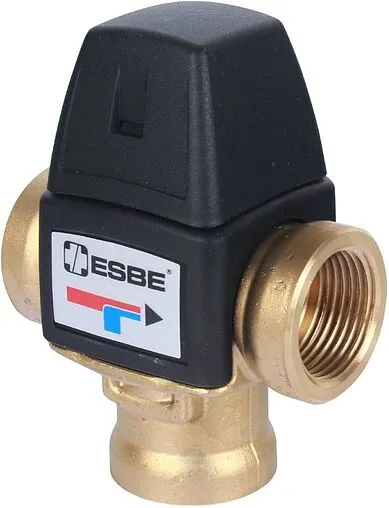 Трехходовой термостатический смесительный клапан ¾&quot; +35...+60°С Kvs 1.6 ESBE VTA321 3110 08 00