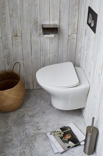 Унитаз подвесной безободковый Jacob Delafon Nouvelle Vague Rimless белый EDJ102-00