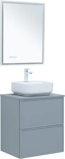 Тумба-умывальник Aquanet Арт 60 мисти грин 00313274+00306390