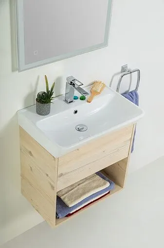 Тумба-умывальник подвесная BelBagno NEON 50 Pino Bianco NEON-500-1C-SO-PB+19050