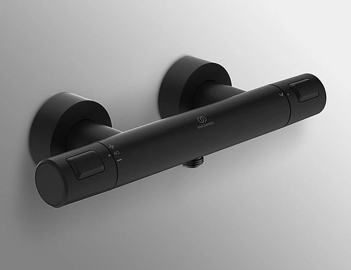 Термостат для душа Ideal Standard Ceratherm T25 чёрный матовый A7201XG