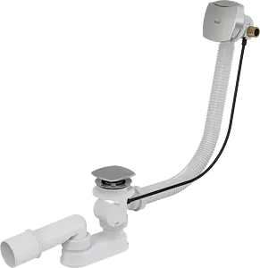 Слив-перелив для ванны с функцией налива AlcaPlast хром A564CRM2-80 Слив-перелив для ванны с функцией налива AlcaPlast хром A564CRM2-80, 1