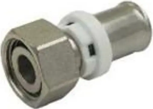 Муфта пресс с накидной гайкой 16мм x ½"нг TIM F-S1602F(B)N