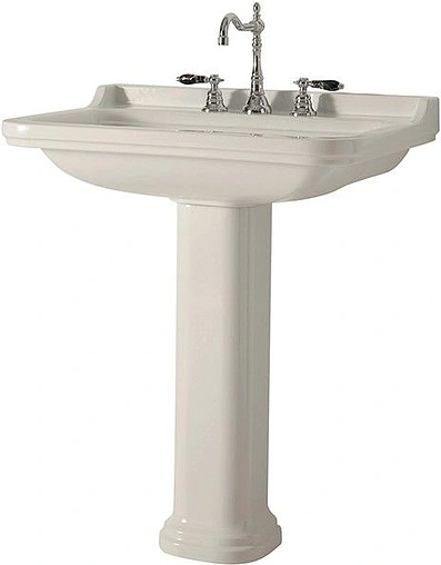 Раковина Kerasan Waldorf 80 белый 4141K1bi/cr*3 Раковина Kerasan Waldorf 80 белый 4141K1bi/cr*3