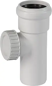 Ревизия внутренняя бесшумная D=58мм Ostendorf Skolan Safe SKRE 332600 Ревизия внутренняя бесшумная D=58мм Ostendorf Skolan Safe SKRE 332600, 1