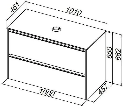 Столешница Allen Brau Activity 100 альба 1.34024.AL