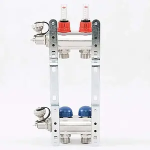 Группа коллекторная с расходомерами 2 отвода 1&quot;в/в x ¾&quot;ек Uni-fitt 440E4302, 3