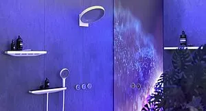 Полка Hansgrohe Rainfinity белый/графит 26844700 Полка Hansgrohe Rainfinity белый/графит 26844700, 5