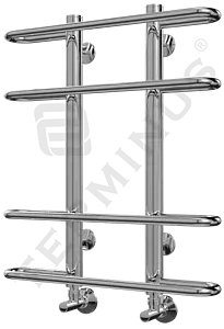 Полотенцесушитель водяной лесенка Terminus Сахара П4 500х596 полированная сталь 4670030723178, 2