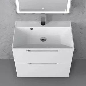 Тумба под умывальник подвесная Raval Wector 70 белый Wct.01.70/P/W/MD, 3