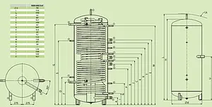 Буферная емкость Drazice NADO 800/35 v9 121880333, 2