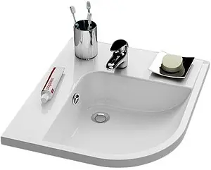 Раковина Ravak BeHappy 50 L белый XJAL1100000, 1