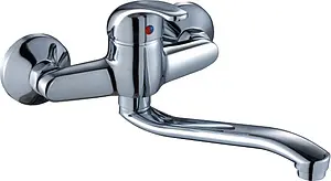 Смеситель для кухни настенный Rossinka хром C40-24, 1