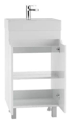 Тумба-умывальник напольный Айсберг Мечта 50 белый DM2301T+4607152361544