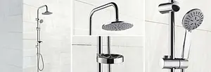 Душевая система без смесителя Gross Aqua Delta хром GA9007 Душевая система без смесителя Gross Aqua Delta хром GA9007, 4