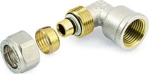 Уголок компрессионный переходной 20мм x ¾&quot;в General Fittings 530022N052020A, 1