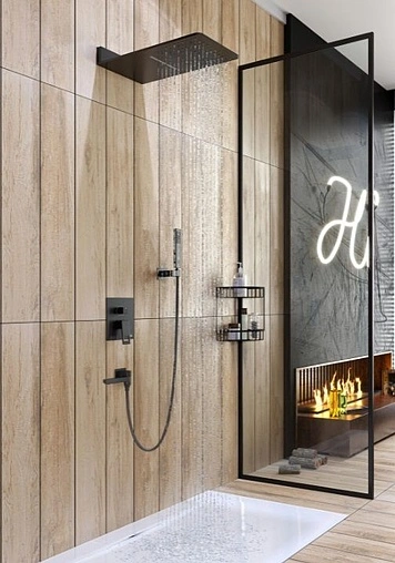 Душевая система со смесителем для ванны Timo Briana чёрный матовый SX-7119/03SM Душевая система со смесителем для ванны Timo Briana чёрный матовый SX-7119/03SM