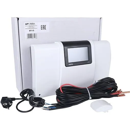 Проводной контроллер для управления работой смесительного клапана TECH ST-i-3 PLUS WG.14.0162