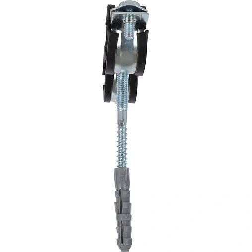 Хомут сантехнический обрезиненный сдвоенный ½&quot; (20-24мм) Stout SAC-0020-200012