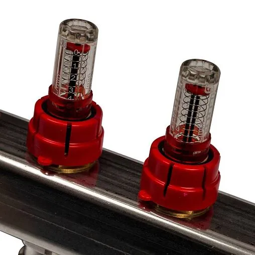 Группа коллекторная с расходомерами 8 отводов 1&quot;в/в x ¾&quot;ек Stout SMS 0907 000008