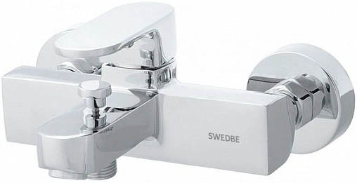 Смеситель для ванны Swedbe Lynx хром 2330