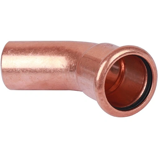 Отвод пресс однораструбный 28мм угол 45° Sanha 6040 1604028