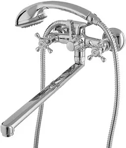 Смеситель для ванны с длинным изливом SMARTsant Классик нью хром SM180008AA Смеситель для ванны с длинным изливом SMARTsant Классик нью хром SM180008AA, 1