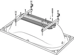 Каркас для ванны Damixa Origin Evo 170x70 82A-170-070W-R Каркас для ванны Damixa Origin Evo 170x70 82A-170-070W-R, 2