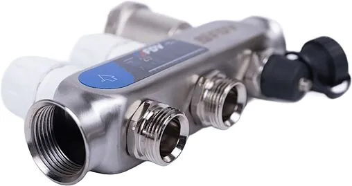 Группа коллекторная с расходомерами 2 отвода 1&quot;в/в x ¾&quot;ек FDV S1103C-2/2