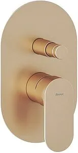 Смеситель для душа скрытого монтажа Ravak Eleganta розовое золото X070372, 1