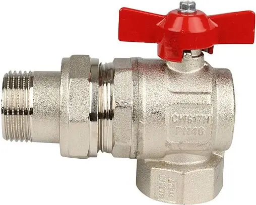 Кран шаровый с американкой угловой 1"в x 1"н Itap Ideal 2980100 Кран шаровый с американкой угловой 1"в x 1"н Itap Ideal 2980100