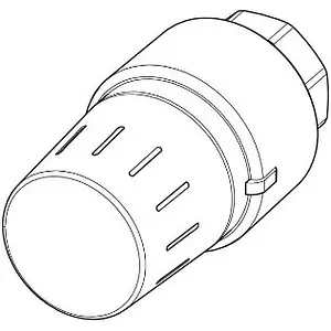 Головка термостатическая M30x1.5 TECE белый 8740461, 2