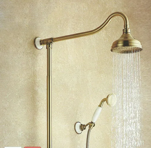 Душевая система со смесителем для душа Lemark Villa бронза/белый LM4860B