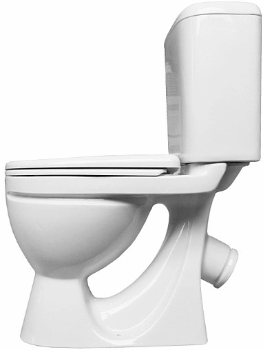 Унитаз-компакт безободковый Sanita Стандарт Комфорт белый WC.CC/Standart/2-DM/WHT.G/S1