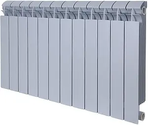 Радиатор биметаллический 12 секций Global Style Plus 500 серый Радиатор биметаллический 12 секций Global Style Plus 500 серый, 1