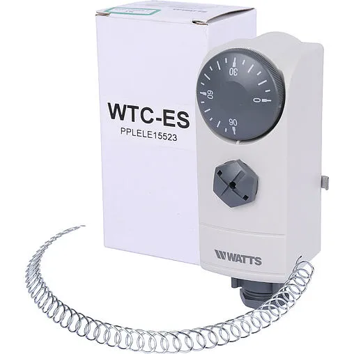 Механический термостат накладной WATTS WTC-ES IP40 10025518