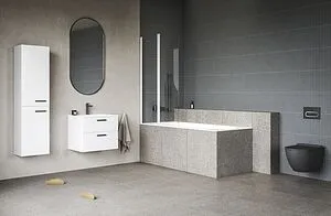 Шкаф-пенал подвесной Ravak Chrome II SD 39 L белый X000001748 Шкаф-пенал подвесной Ravak Chrome II SD 39 L белый X000001748, 3