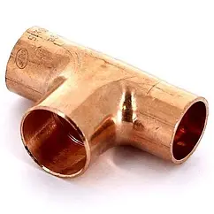 Тройник пайка редукционный 15мм x 22мм x 15мм Viega 95130 105143