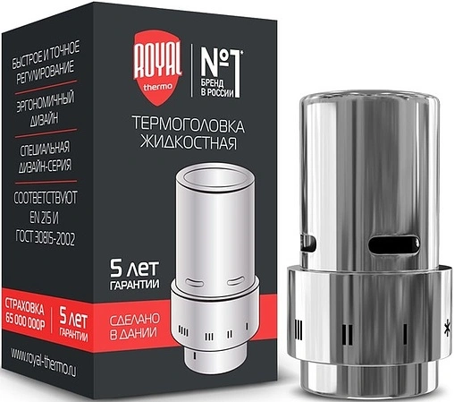 Головка термостатическая Royal Thermo хром RTE 07.0006