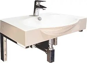 Раковина Sanita Luxe Infinity 65 белый WB.FN./infiniti/65-C.BR/WHT.G/S1 Раковина Sanita Luxe Infinity 65 белый WB.FN./infiniti/65-C.BR/WHT.G/S1, 3